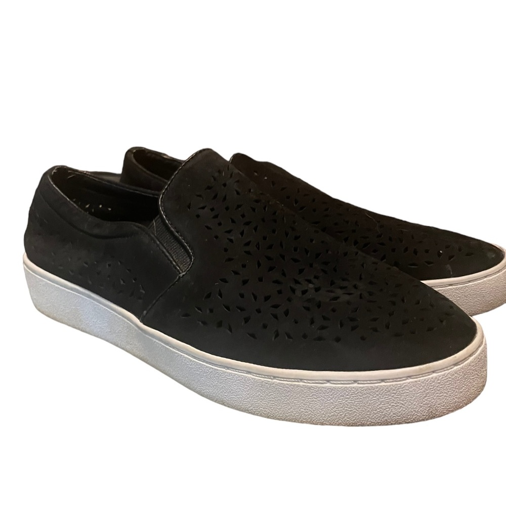 Vionic Perforated Suede Slip Ons - image 2